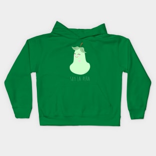 Soy la pera (I am the pear) Kids Hoodie